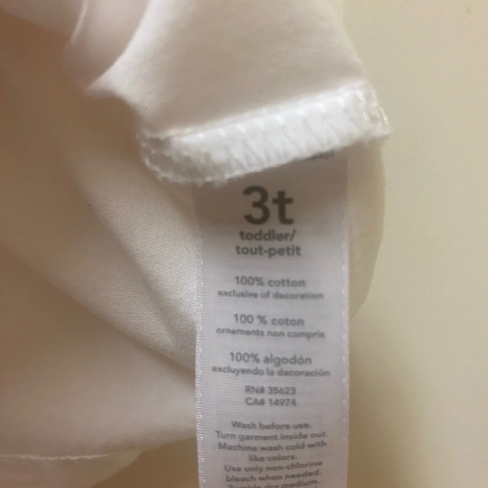 Carter’s-White dress-3T - Picture 4 of 4